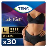 Tena Lady Pants Noir, majtki chłonne, rozmiar L, 95-130 cm, Plus, 30 sztuk - miniaturka zdjęcia produktu