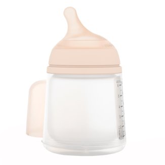 Suavinex, butelka Zero Zero z silikonowym smoczkiem SU o przepływie adaptacyjnym, od urodzenia, 180 ml - zdjęcie produktu