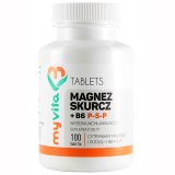 MyVita, Magnez skurcz + witamina B6 P-5-P, 100 tabletek - miniaturka zdjęcia produktu