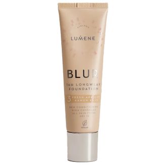 Lumene Blur 3 Fresh Apricot, długotrwały podkład wygładzający 16h, SPF 15, 30 ml Lumene Blur 3 Fresh Apricot, długotrwały podkład wygładzający 16h, SPF 15, 30 ml - zdjęcie produktu