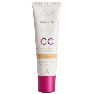 Lumene CC Color Correcting Cream, podkład 7w1, 1,5, Fair, SPF 20, 30 ml - zdjęcie produktu