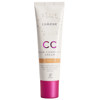 Lumene CC Color Correcting Cream, podkład 7w1, 2, Medium, SPF 20, 30 ml - zdjęcie produktu