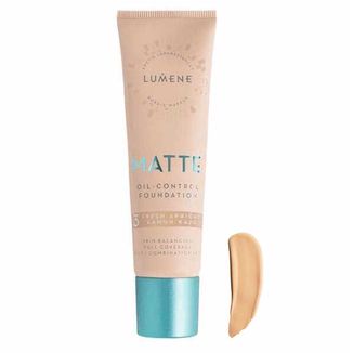 Lumene Matte, podkład matujący, nr 3, Fresh Apricot, 30 ml - 3 Lumene Matte, podkład matujący, nr 3, Fresh Apricot, 30 ml - 3 - zdjęcie produktu