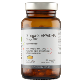 Kenay, Omega-3 EPA/ DHA EZmega Max, 60 kapsułek - zdjęcie produktu
