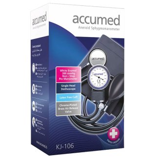 Accumed KJ106, zegarowy ciśnieniomierz naramienny ze stetoskopem - 2 Accumed KJ106, zegarowy ciśnieniomierz naramienny ze stetoskopem - 2 - zdjęcie produktu