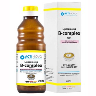 Actinovo Liposomalna Witamina B Complex, 250 ml Actinovo Liposomalna Witamina B Complex, 250 ml - zdjęcie produktu