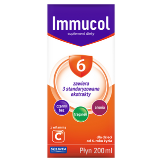 Immucol 6, syrop dla dzieci od 6 lat i dorosłych, 200 ml - zdjęcie produktu