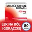 Paracetamol Biofarm 500 mg, 50 tabletek - miniaturka 2 zdjęcia produktu
