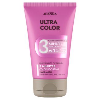 Joanna Ultra Color, koloryzująca odżywka do włosów, 3 minuty, różowe odcienie blond, 100 g - zdjęcie produktu