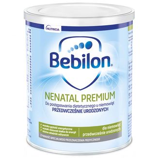 Bebilon Nenatal Premium, dla niemowląt przedwcześnie urodzonych z małą masą ciała, 400 g USZKODZONE OPAKOWANIE - zdjęcie produktu
