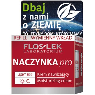 Flos-Lek Naczynka Pro, krem nawilżający z wymiennym wkładem, 50 ml - zdjęcie produktu