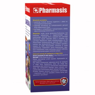 Pharmasis Sambumal, syrop dla dzieci powyżej 3 roku i dorosłych, 150 ml - 3 Pharmasis Sambumal, syrop dla dzieci powyżej 3 roku i dorosłych, 150 ml - 3 - zdjęcie produktu