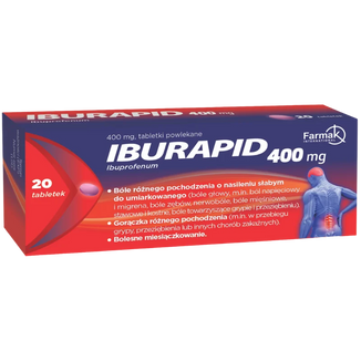 Iburapid 400 mg, 20 tabletek powlekanych - zdjęcie produktu