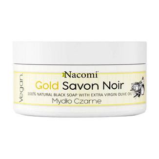 Nacomi, Mydło czarne Gold Savon Noir, 125 g - zdjęcie produktu
