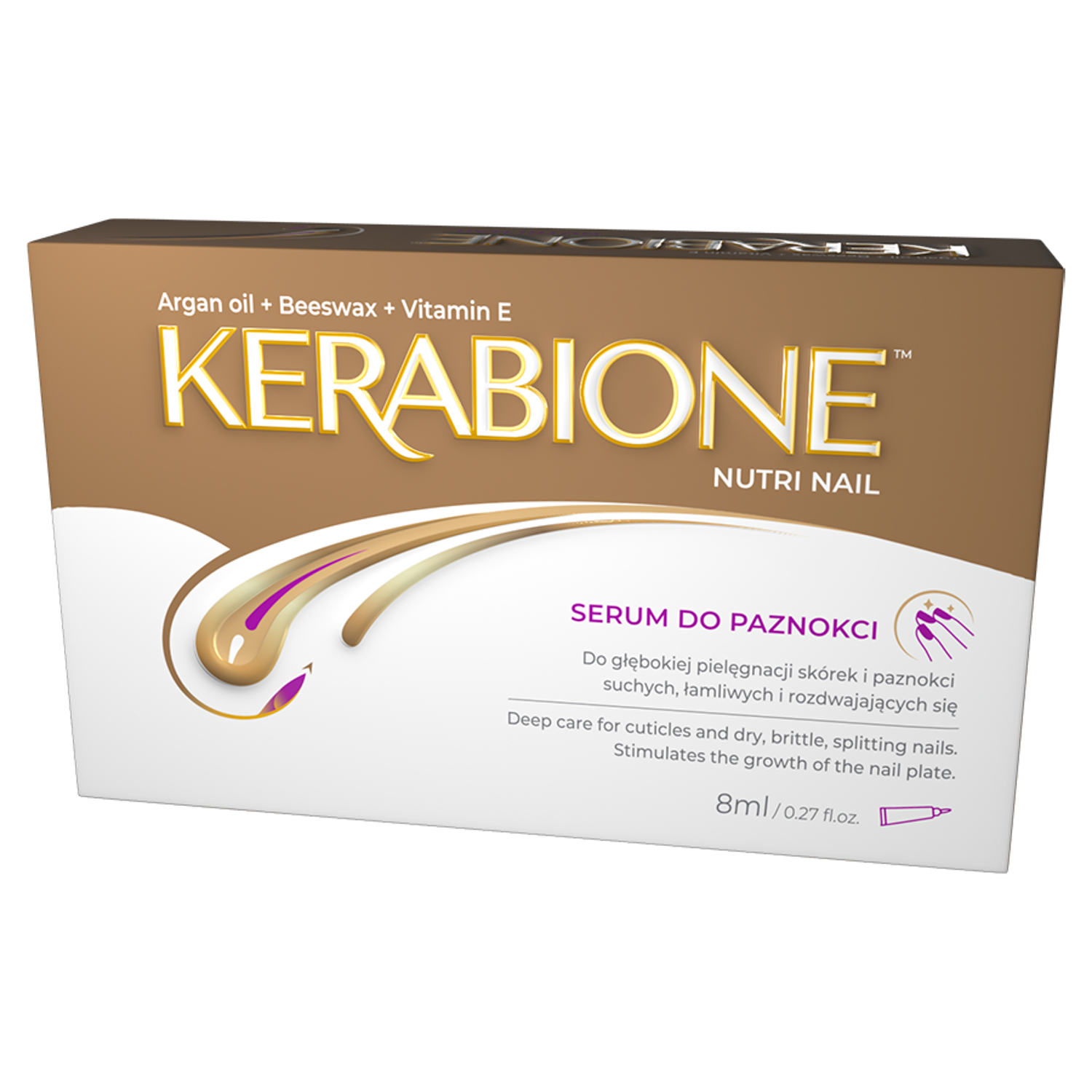 Kerabione Kerabione Nutri Nail, serum für die Nägel, 8 ml — Inhaltsstoffe und Bewertung