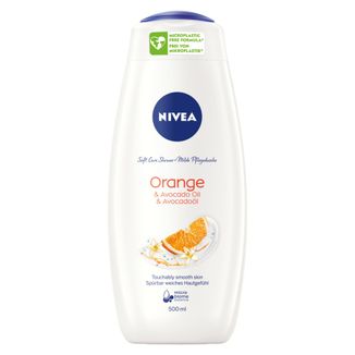 Nivea, żel pod prysznic, Care & Orange, 500 ml - zdjęcie produktu