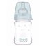 Lovi Diamond Glass, butelka szklana ze smoczkiem dynamicznym, mini, Botanic, od urodzenia, 150 ml - miniaturka  zdjęcia produktu