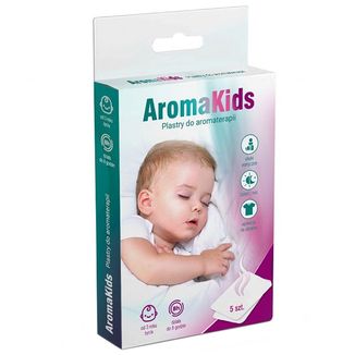 AromaKids, plastry do aromaterapii dla dzieci od 3 roku, 5 sztuk USZKODZONE OPAKOWANIE - zdjęcie produktu
