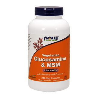 Now Foods Glucosamine MSM, 240 kapsułek wegetariańskich - zdjęcie produktu
