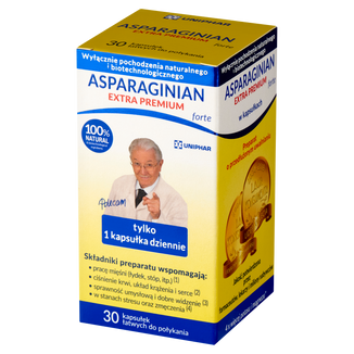 Asparaginian Extra Premium Forte, 30 kapsułek - zdjęcie produktu