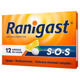 Ranigast SOS, 12 tabletek do ssania - miniaturka zdjęcia produktu