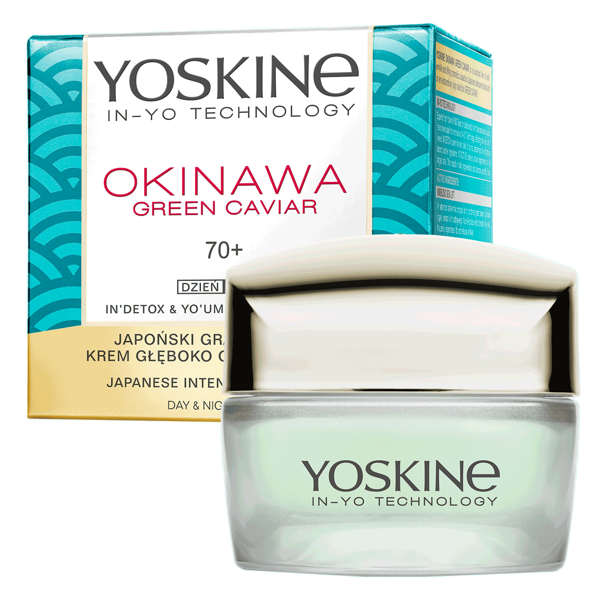 Yoskine Yoskine Okinawa Green Caviar 70+, Creme tief aufbauend, 50 ml — Inhaltsstoffe und Bewertung