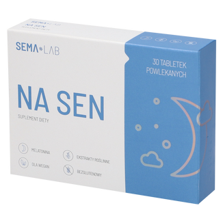 SEMA Lab Na Sen, 30 tabletek powlekanych - zdjęcie produktu