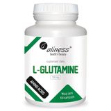 Aliness L-Glutamine, L-glutamina 500 mg, 100 kapsułek vege - miniaturka zdjęcia produktu