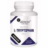 Aliness L-Tryptophan, L-tryptofan 500 mg, 100 kapsułek vege - miniaturka zdjęcia produktu