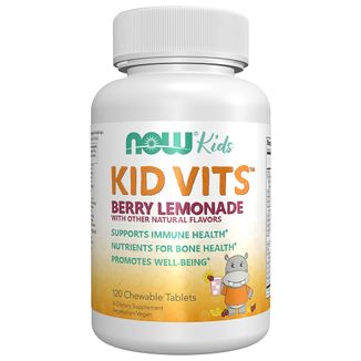Now Foods Kid Vits, smak owocowy, 120 tabletek do ssania - zdjęcie produktu