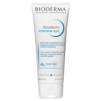 Bioderma Atoderm Intensive Eye, pielęgnacja podrażnionej skóry powiek 3w1, 100 ml USZKODZONE OPAKOWANIE - zdjęcie produktu