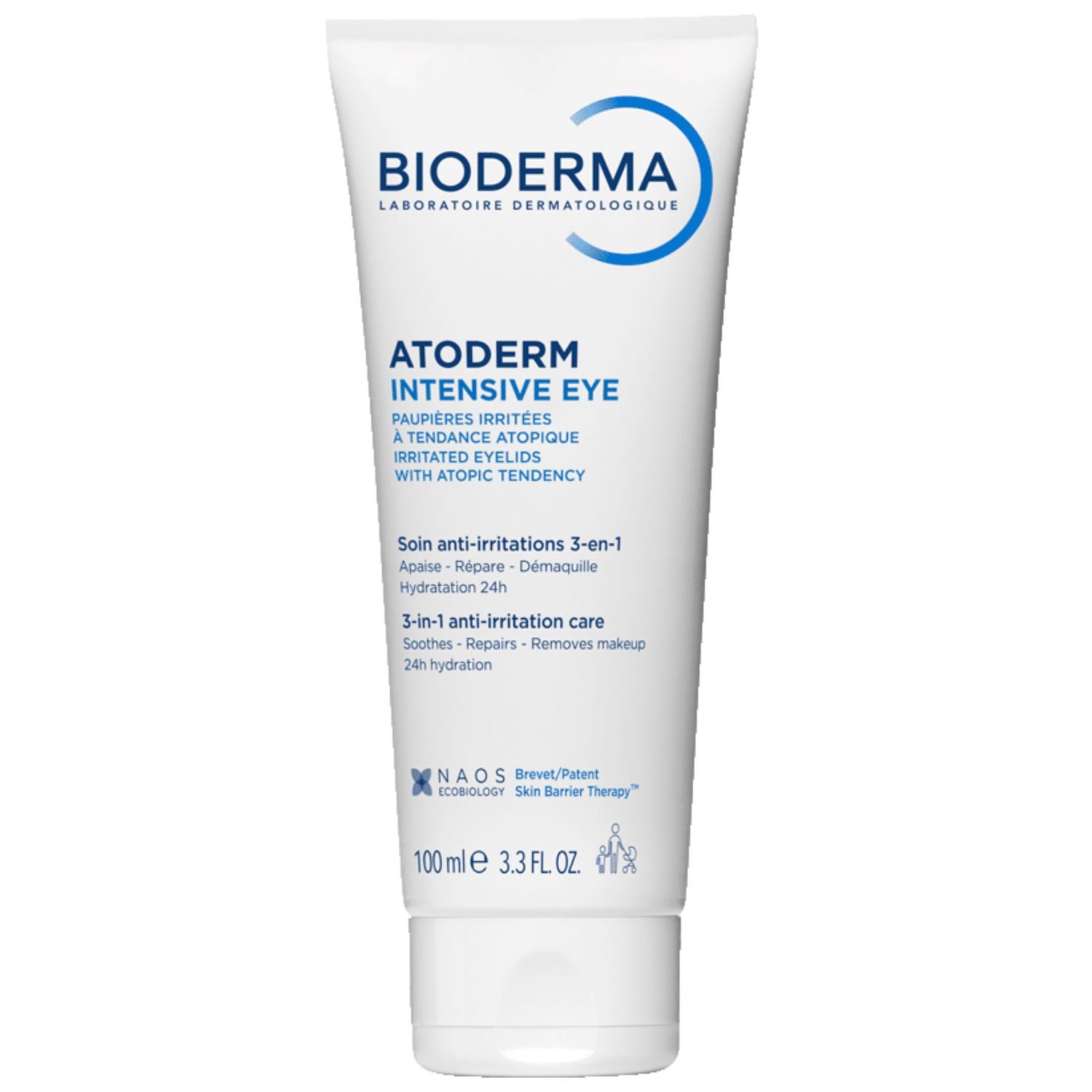Bioderma Bioderma Atoderm Intensive Eye, Pflege gereizt Haut Lider 3w1, 100 ml — Inhaltsstoffe und Bewertung