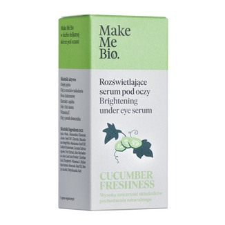 Make Me Bio Cucumber Freshness, rozświetlające serum pod oczy, roller, 10 ml - zdjęcie produktu