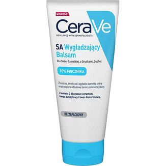 CeraVe SA, wygładzający balsam do ciała, 10% mocznika, skóra szorstka, z grudkami i sucha, 177 ml - zdjęcie produktu