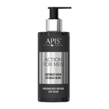 Apis Action for Men, odżywczy krem do ciała i dłoni, 300 ml - miniaturka zdjęcia produktu
