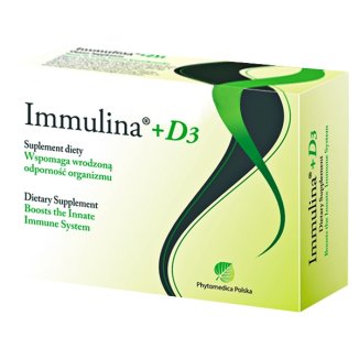 Immulina + D3, 60 kapsułek - zdjęcie produktu