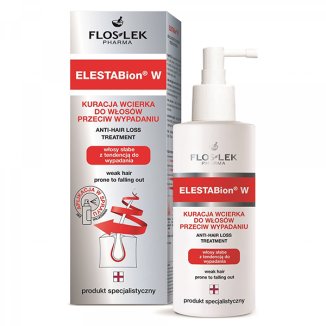 Flos-lek ElestaBion W, kuracja wcierka do włosów przeciw wypadaniu, 100 ml - zdjęcie produktu