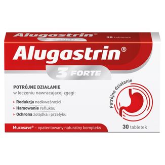 Alugastrin 3 Forte, 30 tabletek - zdjęcie produktu