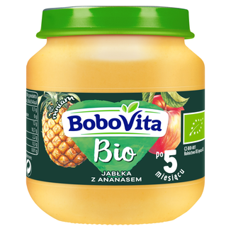 BoboVita Bio Deser, jabłko i ananas po 5 miesiącu, 125 g - zdjęcie produktu