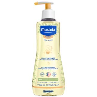 Mustela Bebe Enfant, olejek myjący, od urodzenia, skóra sucha, 500 ml - zdjęcie produktu