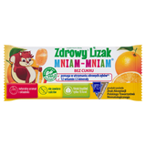 Zdrowy Lizak Mniam-mniam, smak pomarańczowy, 1 sztuka - miniaturka zdjęcia produktu