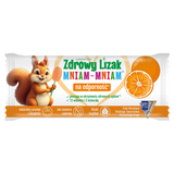Zdrowy Lizak Mniam-mniam, smak pomarańczowy, 1 sztuka - miniaturka zdjęcia produktu