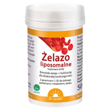 Dr. Jacob's Żelazo Liposomalne, proszek, smak mango, 50 g - miniaturka zdjęcia produktu