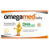 Omegamed Baby DHA, od urodzenia, 30 kapsułek twist-off - miniaturka zdjęcia produktu