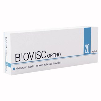 Biovisc Ortho, 20 mg/ 2 ml, roztwór do iniekcji, 2 ml x 1 ampułkostrzykawka Biovisc Ortho, 20 mg/ 2 ml, roztwór do iniekcji, 2 ml x 1 ampułkostrzykawka - zdjęcie produktu