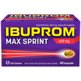 Ibuprom Max Sprint 400 mg, 40 kapsułek miękkich USZKODZONE OPAKOWANIE - miniaturka zdjęcia produktu