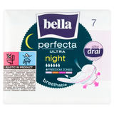 Bella Perfecta Ultra, podpaski higieniczne ze skrzydełkami, ekstra długie, Night, 7 sztuk - miniaturka zdjęcia produktu