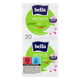Bella Perfecta Ultra, podpaski higieniczne SilkyDrai ze skrzydełkami, Green, 20 sztuk - miniaturka zdjęcia produktu