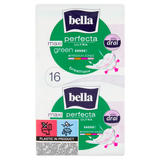 Bella Perfecta Ultra, podpaski higieniczne SilkyDrai ze skrzydełkami, Maxi Green, 16 sztuk - miniaturka zdjęcia produktu