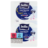 Bella Perfecta Ultra, podpaski higieniczne Extra Soft ze skrzydełkami, ekstra długie, Night, 14 sztuk - miniaturka zdjęcia produktu